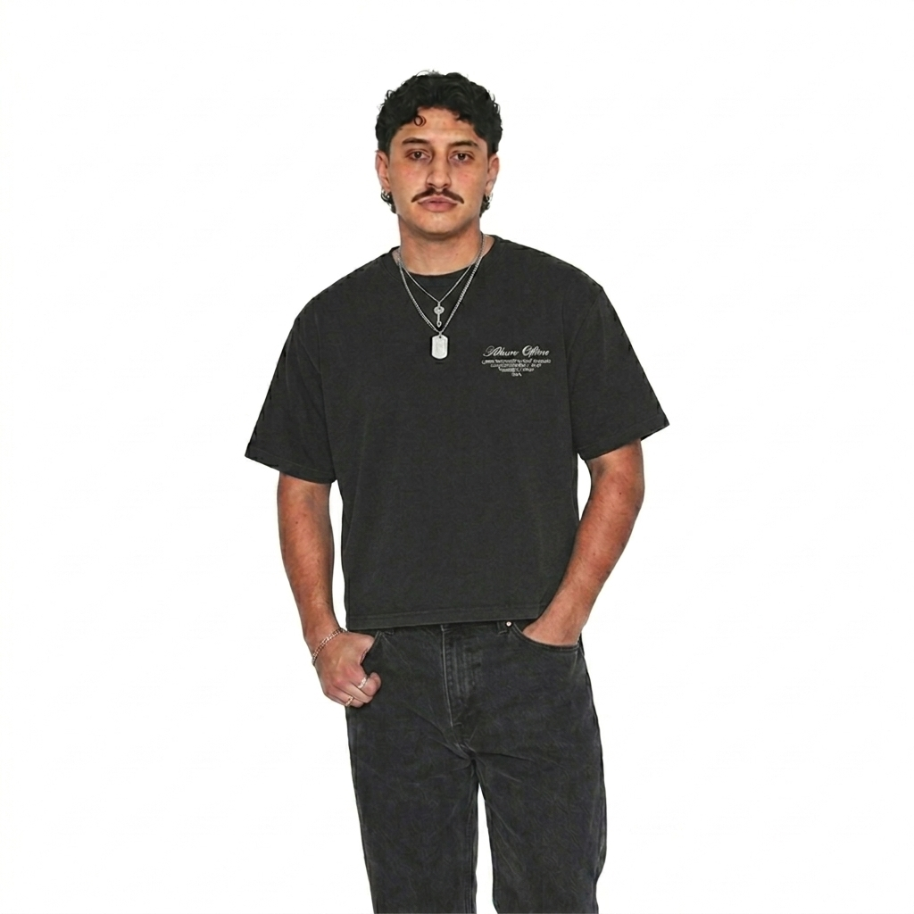 THE NOTE TEE "Box Fit"